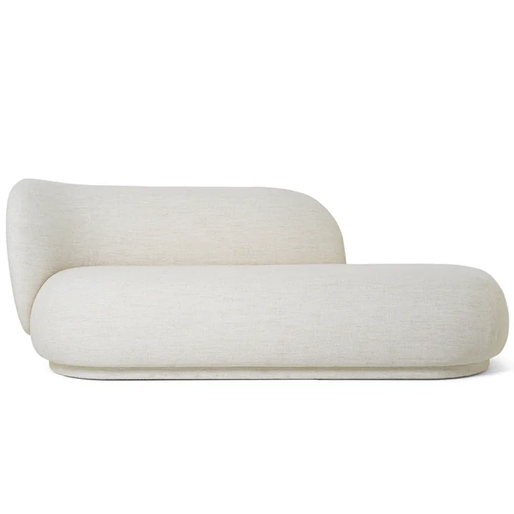 De Rico chaise lounge van Ferm Living, Boucle off-white