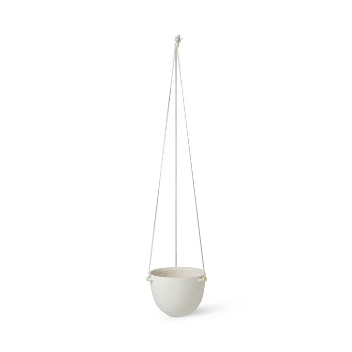 Ferm Living - Speckle Hangende bloempot, Ø 20,5 cm, off-white