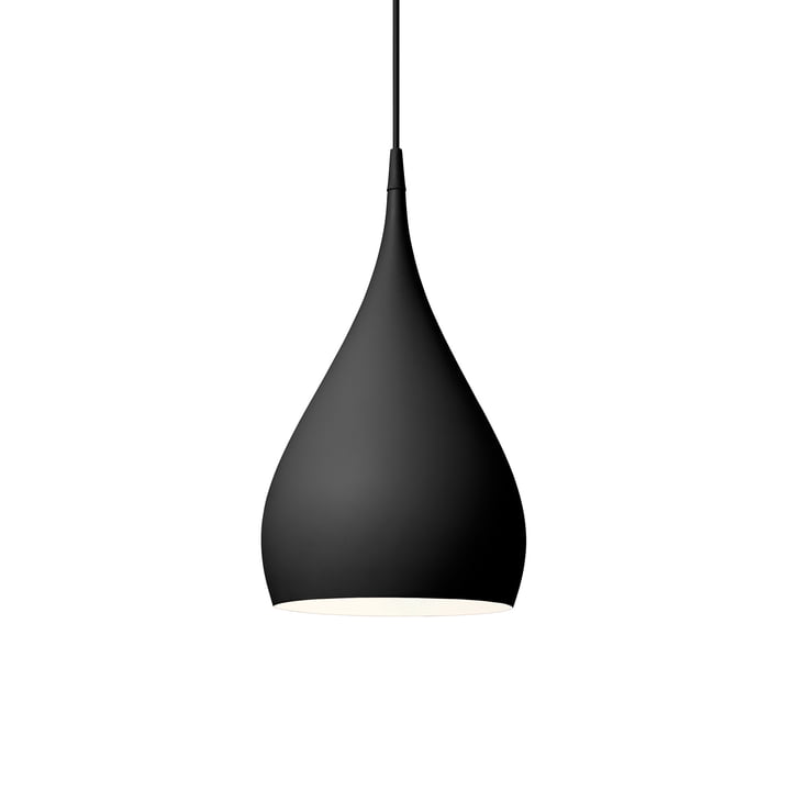 Draaiende hanglamp BH1 Ø 25 cm vanaf & tradition in matzwart