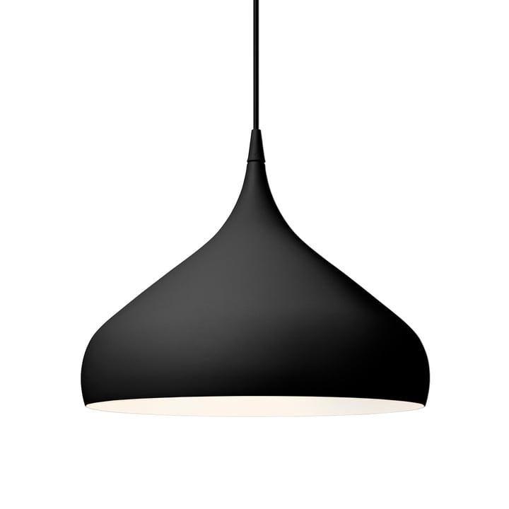 Draaiende hanglamp BH2 Ø 40 cm vanaf & tradition in zwart mat