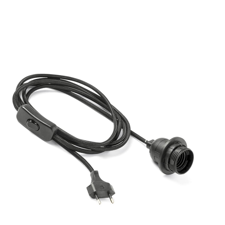 Kabelset voor tafellamp in zwart van Hay