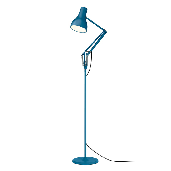Type 75 vloerlamp, Saxon Blue by Anglepoise