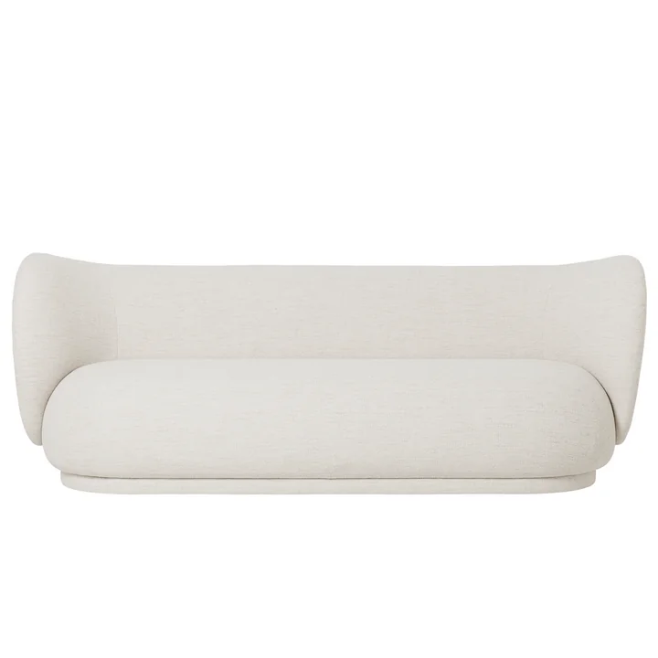 De Rico 3-zitsbank van Ferm Living in Bouclé, off-white