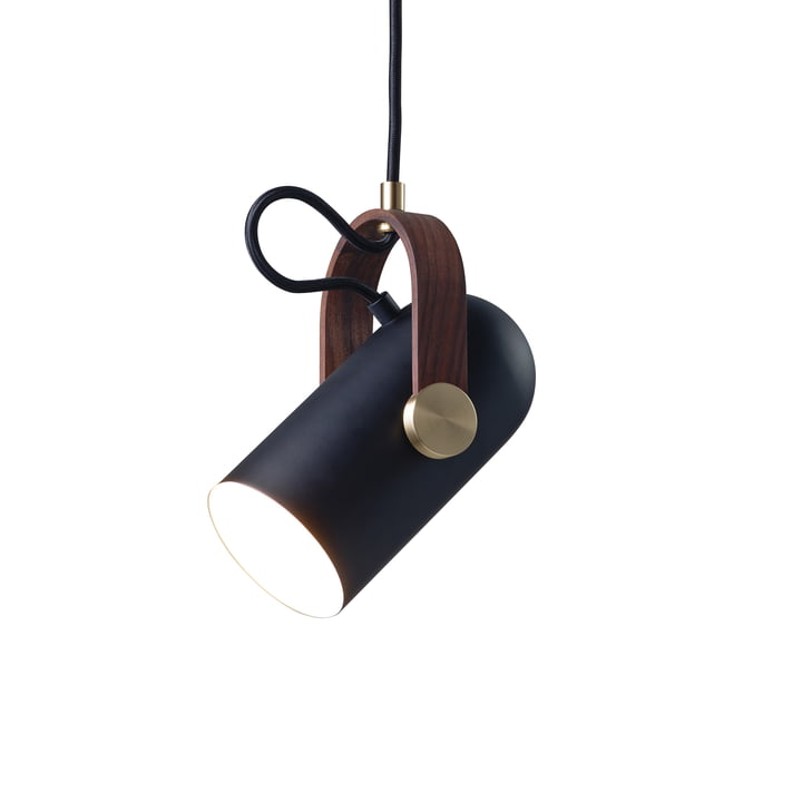 Carronade hanglamp, klein, van Le Klint in zwart