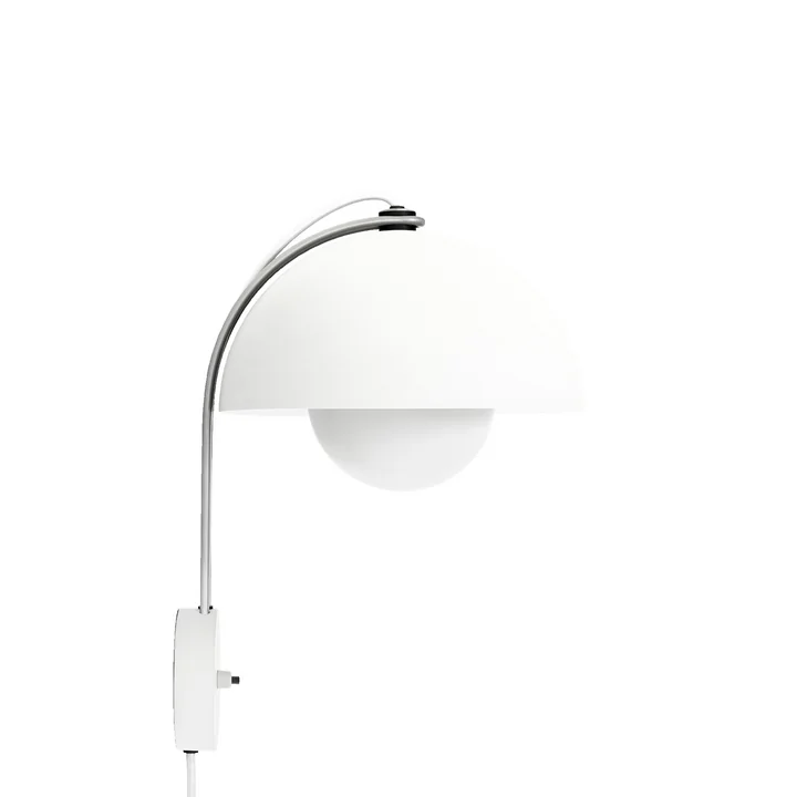 De Flowerpot wandlamp VP8 van & Tradition in mat wit