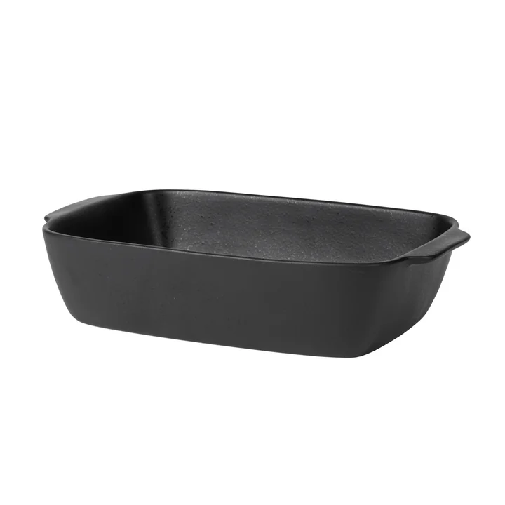 De Vig ovenschaal van Broste Copenhagen in antique black, 33 x 20,5 cm
