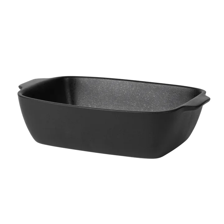 De Vig ovenschaal van Broste Copenhagen in antique black, 25,5 x 16,5 cm