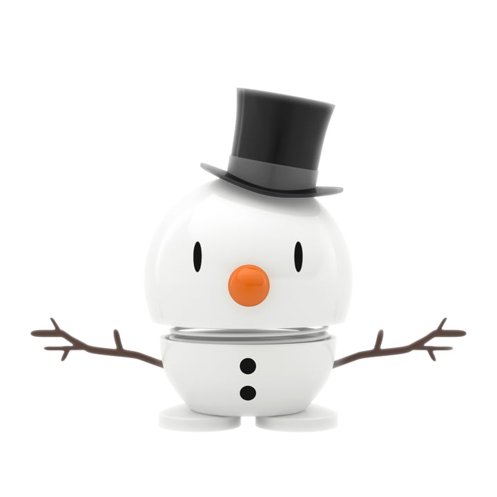 Snowman, klein / wit van Hoptimist