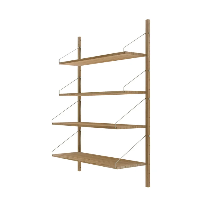 Library Schap H 114,8 cm, eiken geolied (enkel) van Frama