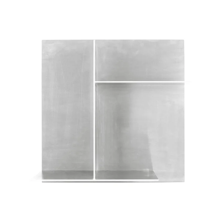 Rivet Typecase Wandplank, aluminium van Frama