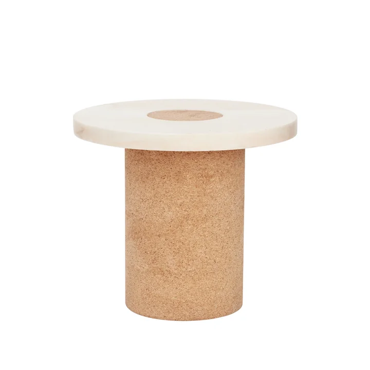 Sintra Bijzettafel, Ø 39 x H 33 cm, wit van Frama