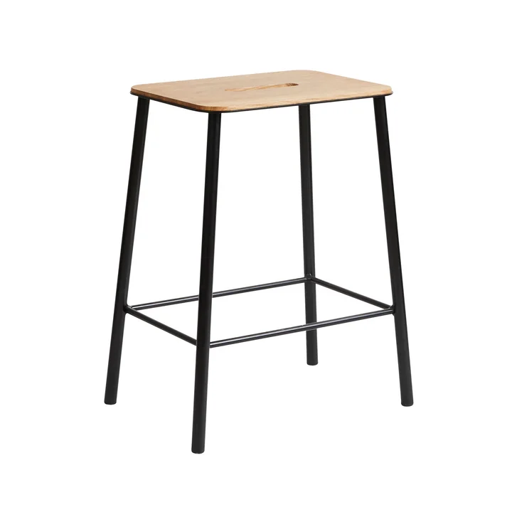 Adam Kruk, H 50 cm, eik / zwart vanaf Frama