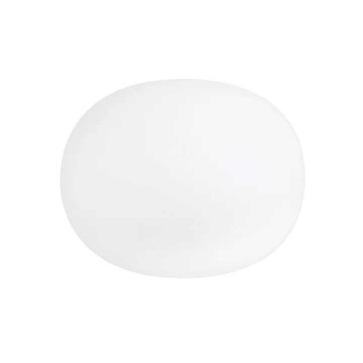 De Glo-Ball wandlamp van Flos in wit, Ø 33 cm