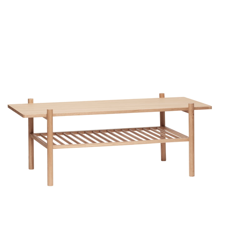 Salontafel met plank, eiken, naturel van Hübsch Interior