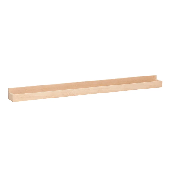 Afbeeldingsrail medium lengte 80 cm, eik, naturel van Hübsch Interior