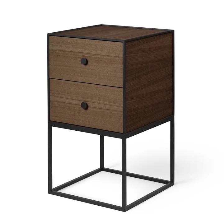 Frame Sideboard 35 (incl. 2 laden), gerookte eik van Audo