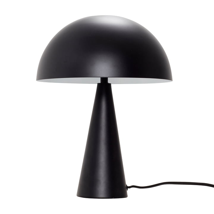 Tafellamp, zwart, klein van Hübsch Interior