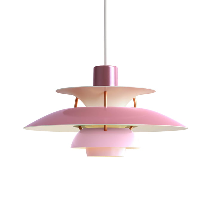 De Louis Poulsen - PH 5 Mini Hanglamp in Roze