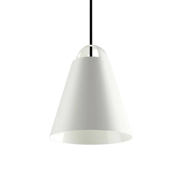 Bovenstaande hanglamp Ø 25 cm van Louis Poulsen in wit