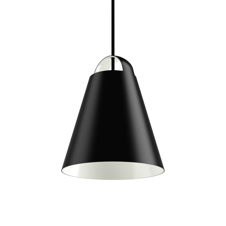 Bovenstaande hanglamp Ø 25 cm van Louis Poulsen in zwart