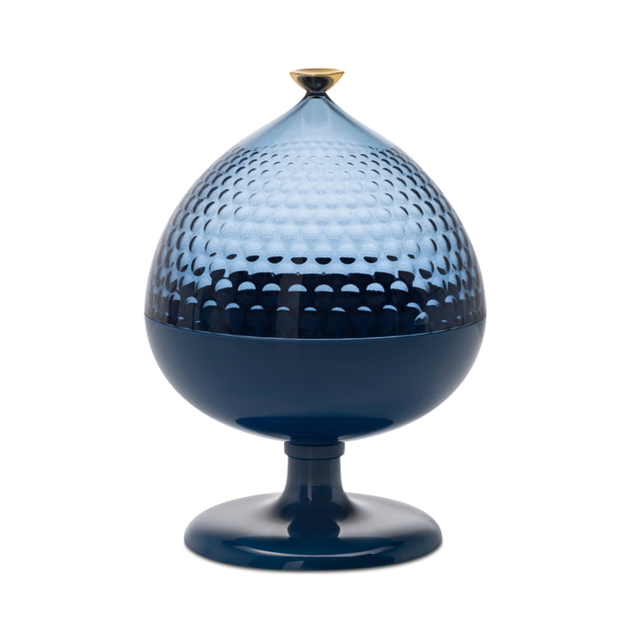 Pumo Opslagglas, Ø 21 cm, blauw / lichtblauw van Kartell