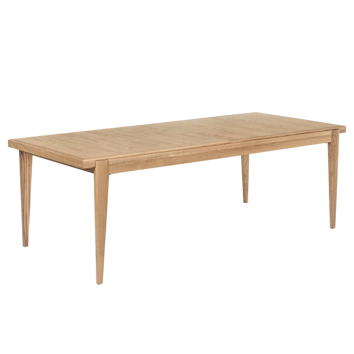 S-Table, rechthoekig uittrekbaar, 95 x 220-320 cm, eiken mat gelakt door Gubi