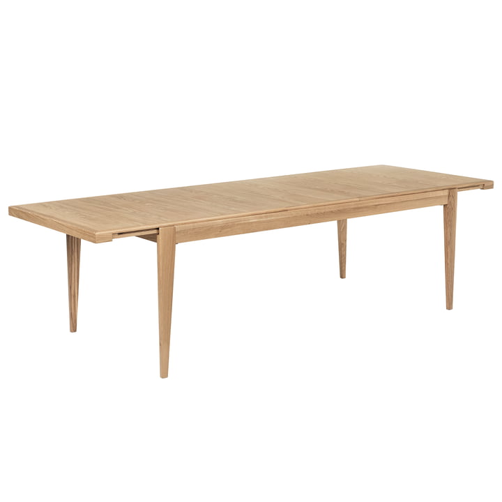 S-Table, rechthoekig uittrekbaar, 95 x 220-320 cm, eiken mat gelakt door Gubi