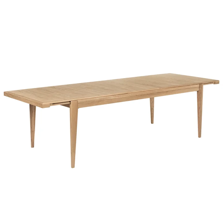 S-Table, rechthoekig uittrekbaar, 95 x 220-320 cm, eiken mat gelakt door Gubi