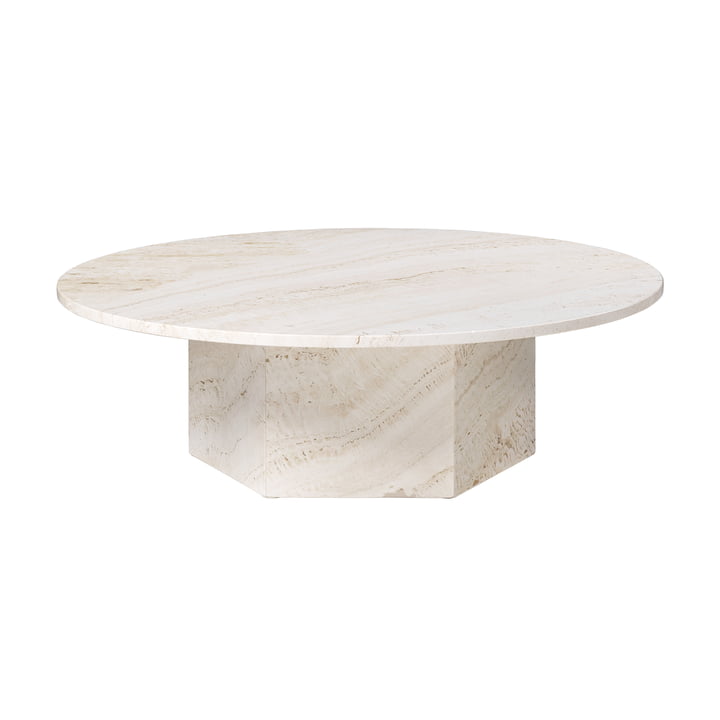 Epic Coffee Table, Ø 110 cm, neutraal wit van Gubi