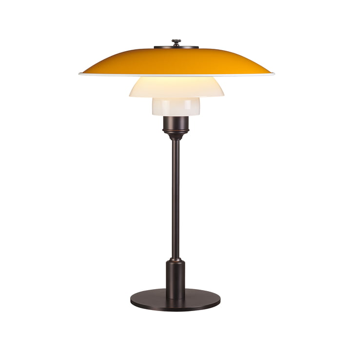 Tafellamp PH 3½-2½ van Louis Poulsen in geel