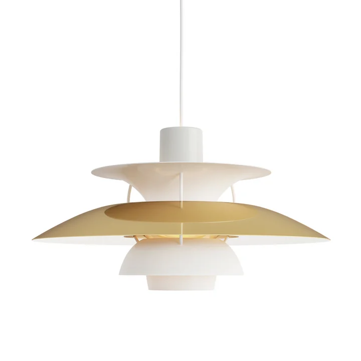 PH 5 hanglamp van Louis Poulsen in messing