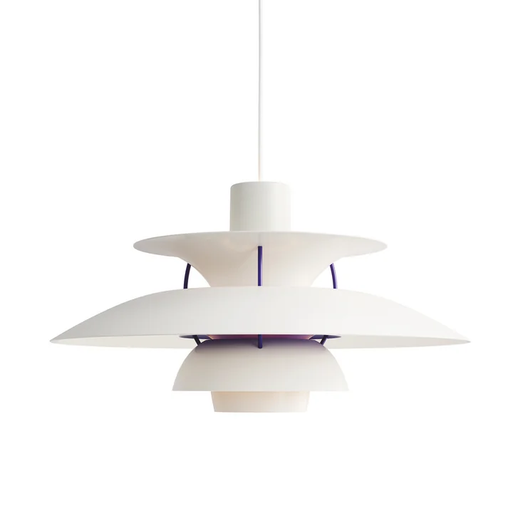 De Louis Poulsen - PH 5 hanglamp in wit klassiek