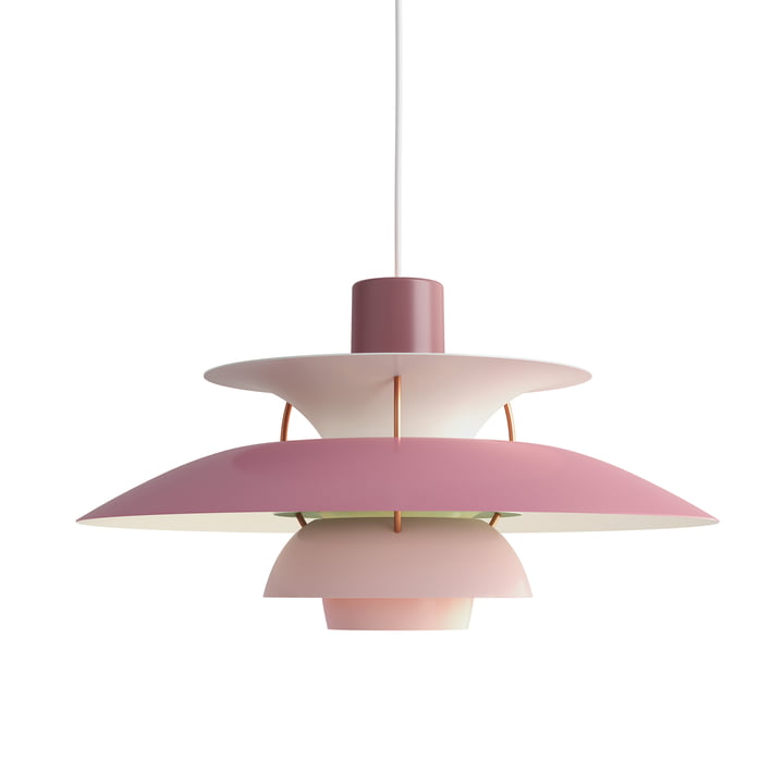 De Louis Poulsen - PH 5 hanglamp in rozentinten