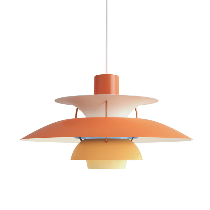 De Louis Poulsen - PH 5 hanglamp in oranje tinten
