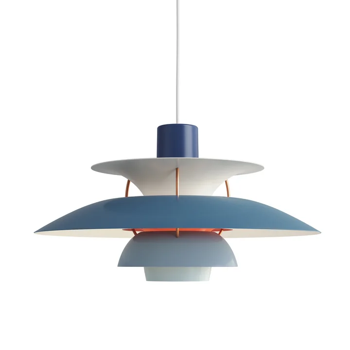 De Louis Poulsen - PH 5 hanglamp in blauwtinten
