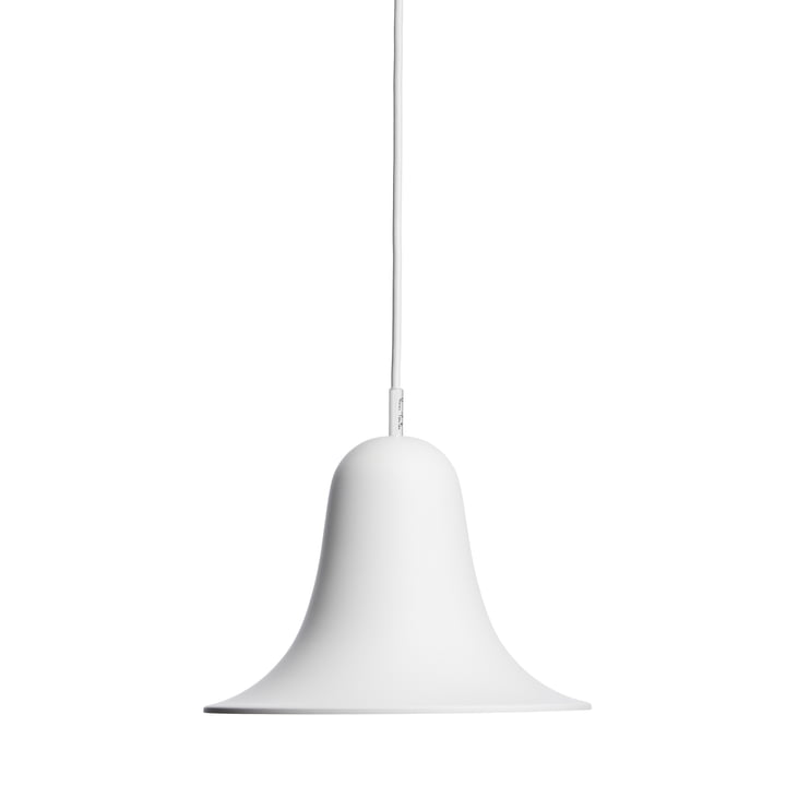 De Pantop hanglamp van Verpan in wit mat