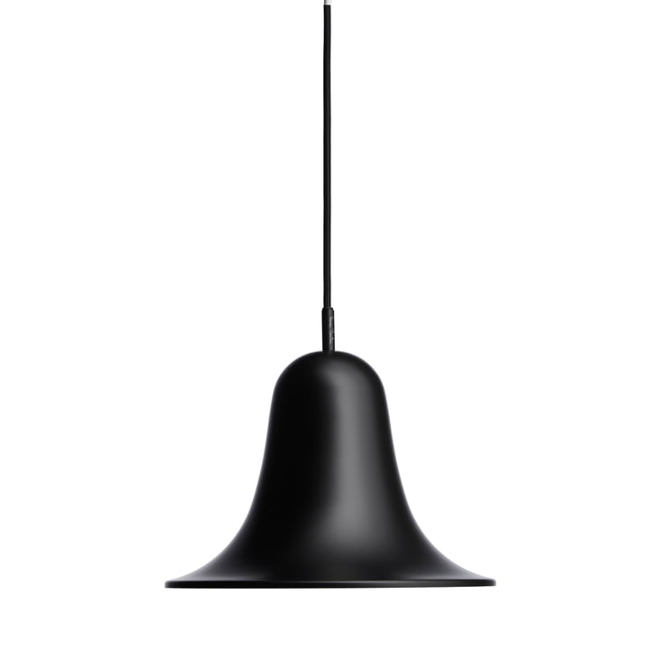 De Pantop hanglamp van Verpan in mat zwart