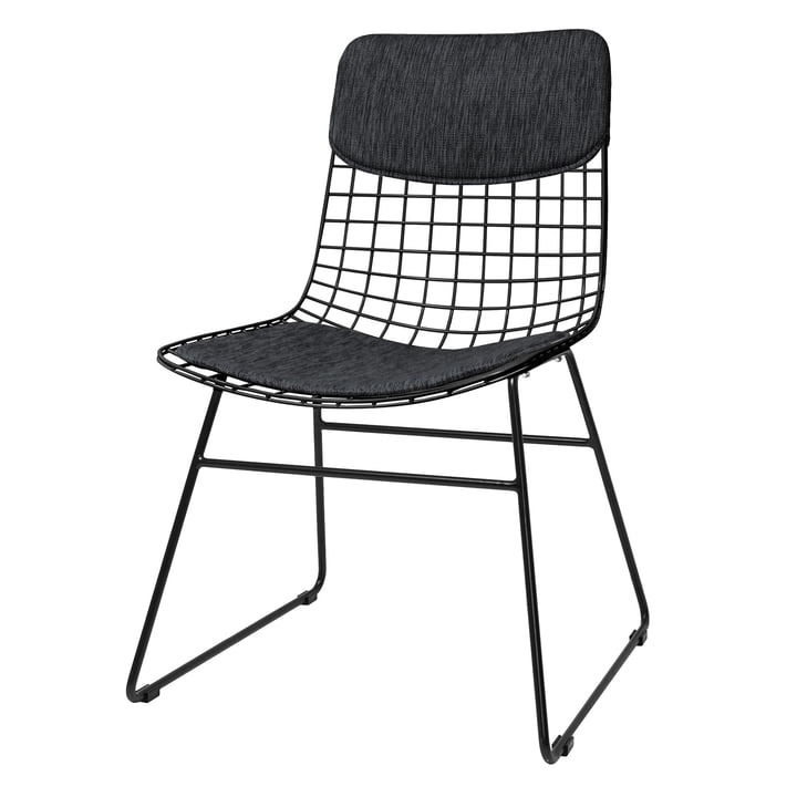 Kussen voor Wire Chair, zwart van HKliving