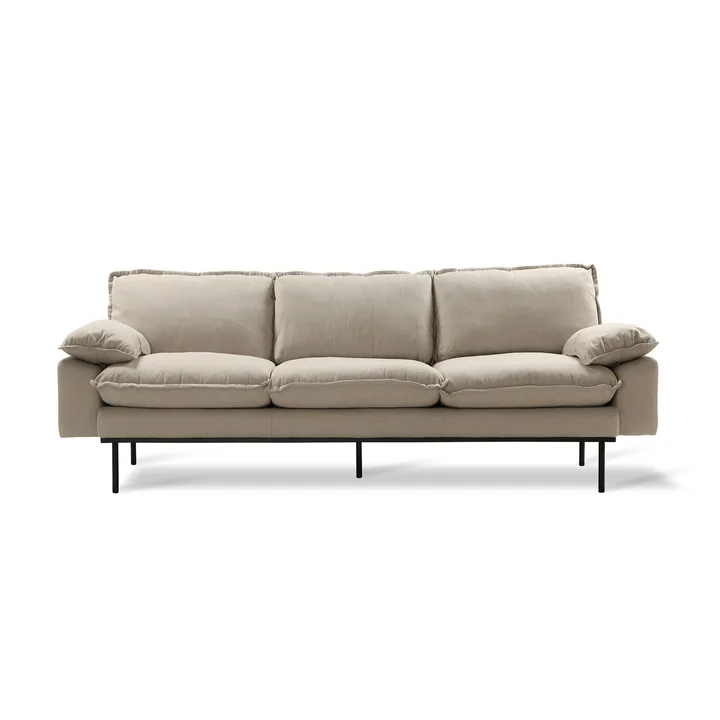 Retro Sofa, 3-zits, beige van HKliving
