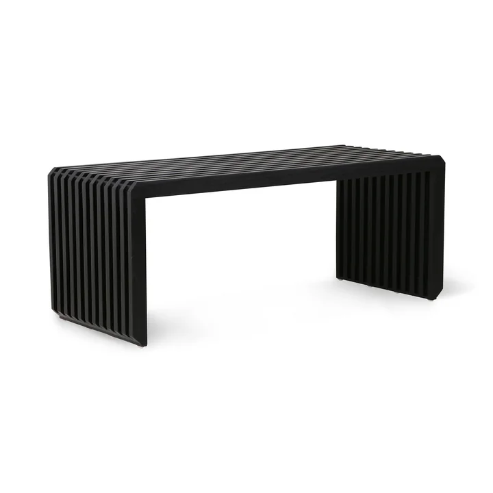 Slatted Bank, lengte 96 cm, zwart van HKliving