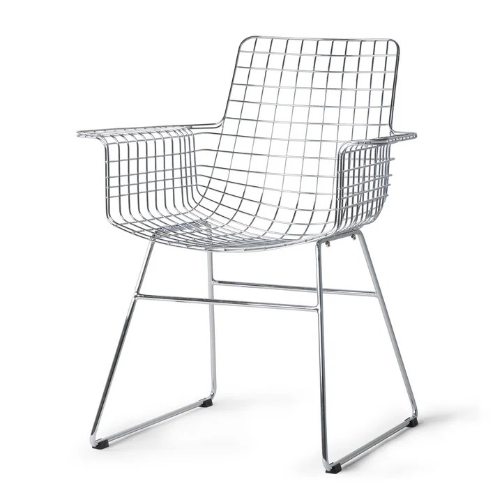 Wire Arm Chair, chroom van HKliving