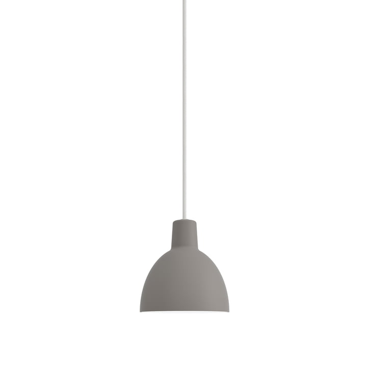 De Louis Poulsen - Toldbod 120 Hanglamp in lichtgrijs (toevoerleiding wit)