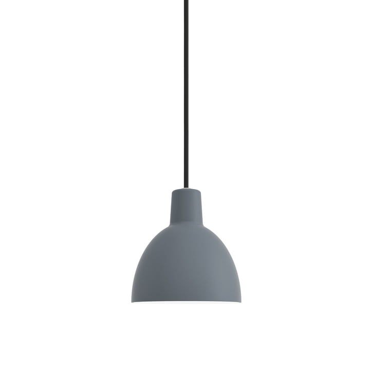 Toldbod 170 Hanglamp van Louis Poulsen in blauwgrijs (voedingskabel zwart)