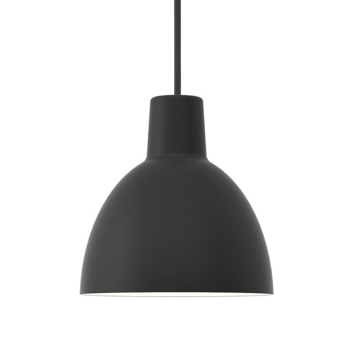 Toldbod 400 Hanglamp van Louis Poulsen in zwart (toevoerleiding zwart)