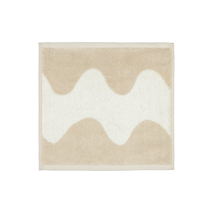 De Lokki mini handdoek van Marimekko in beige / wit
