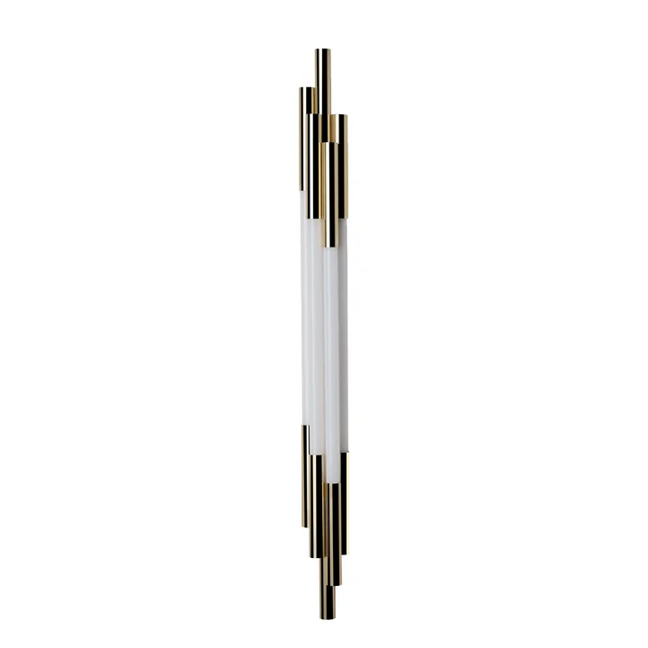 De Org LED wandlamp 1050 van DCW in goud