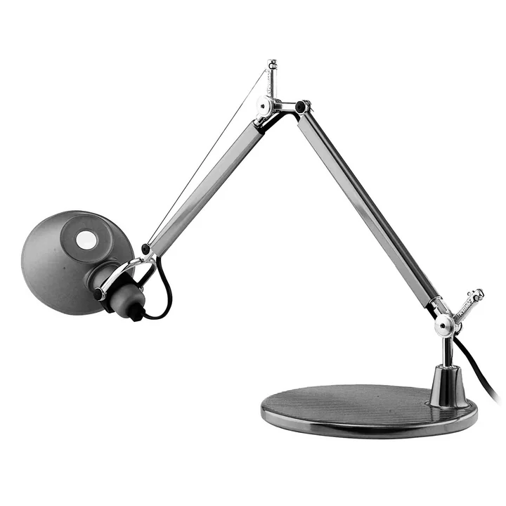 Tolomeo Micro Tafellamp van Artemide in aluminium zilver