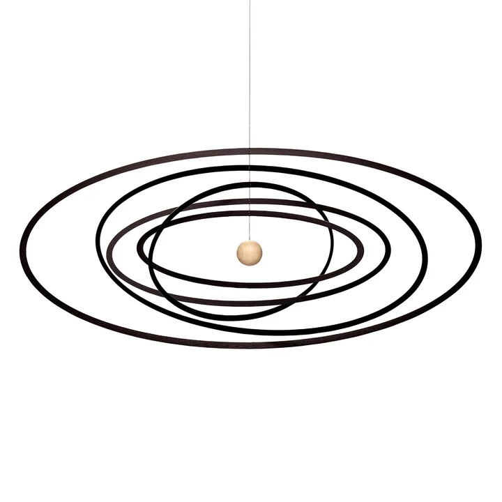 Science Fiction Mobile Ellipse Horizontaal, naturel by Flensted Mobiles