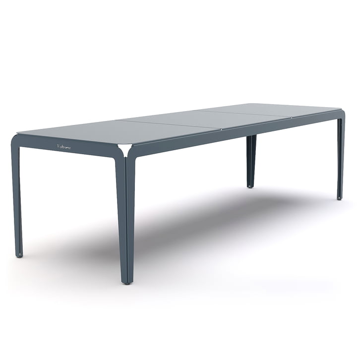 De Bended Table buitentafel van Weltevree , 270 x 90 cm, grijsblauw