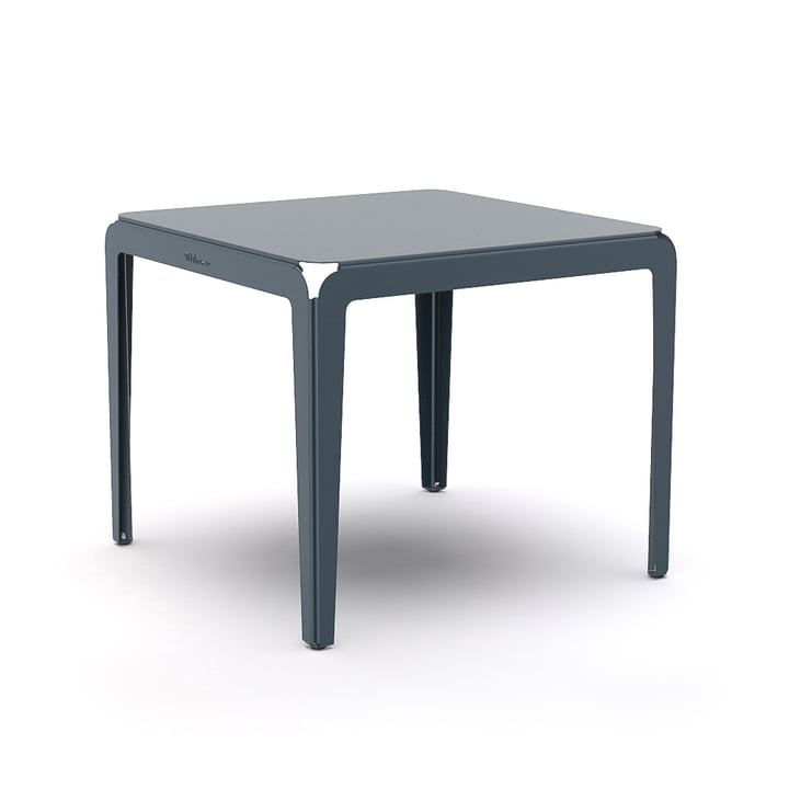 De Bended Table bistrotafel van Weltevree , 90 x 90 cm, grijsblauw